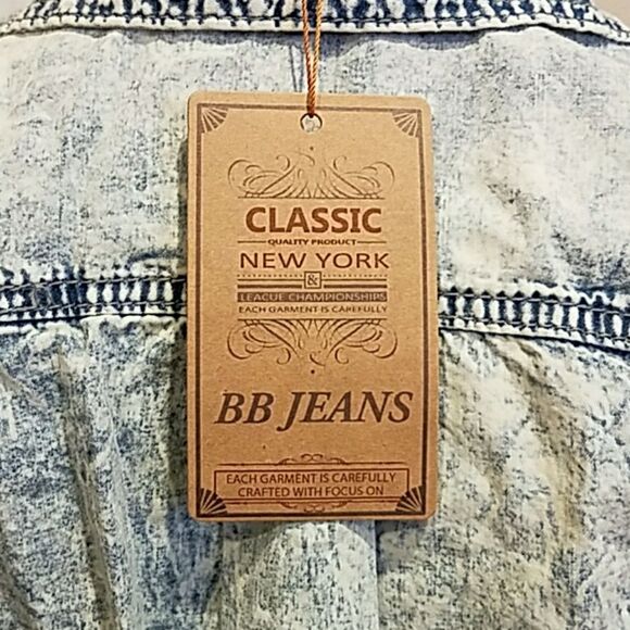 Denim long sleeves jean Shirt size small - Picture 6 of 6